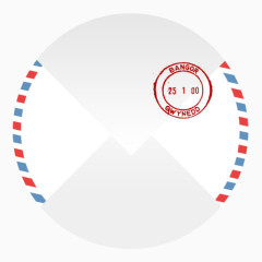 应用航空邮件图标