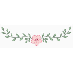 彩色卡通花儿png图片素材