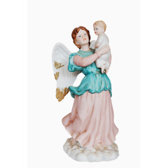 抱着婴儿的天使