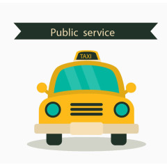 卡通出租车图标图片