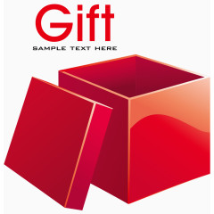 红色水晶礼物盒