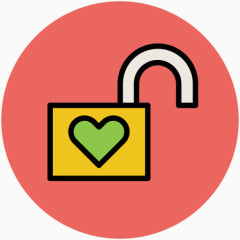 情人节蛋糕卡通图标矢量图