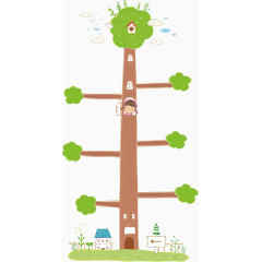 儿童简笔画的树木