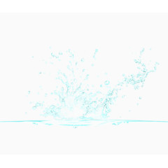 喷溅水效果免抠素材