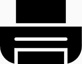 黑色的打印机Printer-icons
