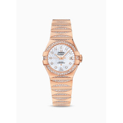 欧米茄腕表金色手表女表