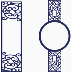 中国风花纹