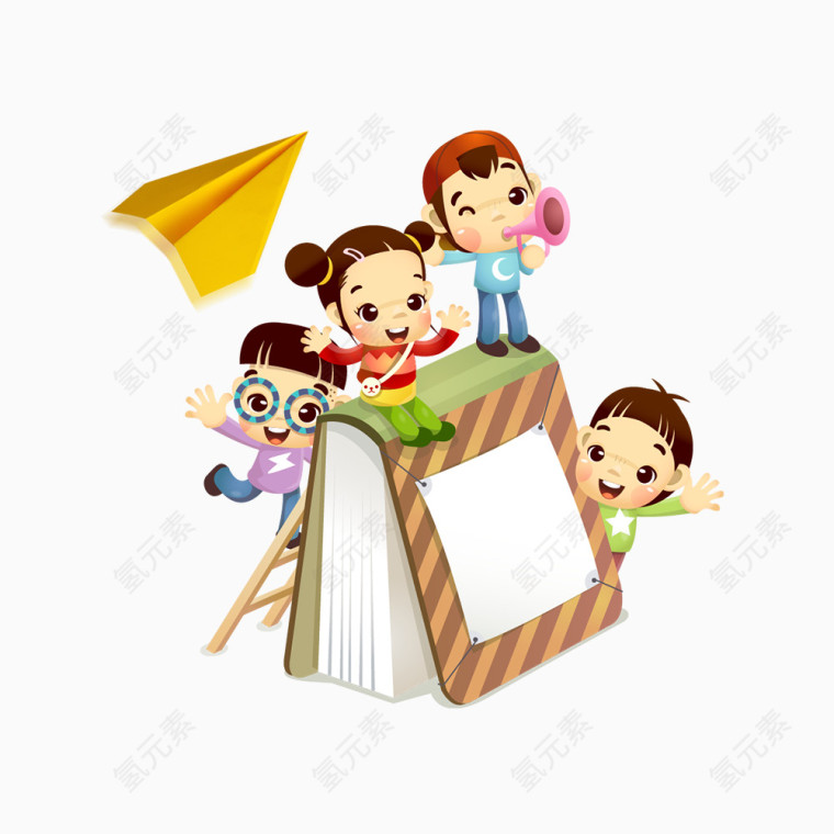 卡通六一儿童素材