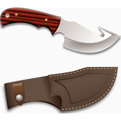 带套的小刀匕首