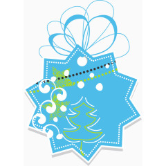 精致的圣诞节标签  