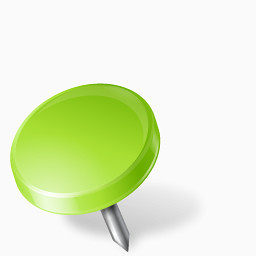 分子drawingpin左黄绿色远景图标记图标