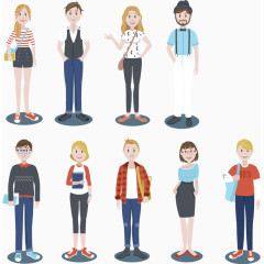 女人男人职场工作服装