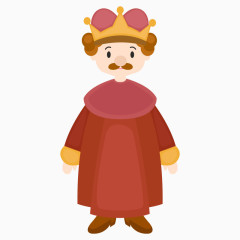 卡通国王装扮形象