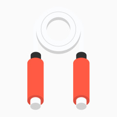 卡通跳绳手绘素材