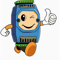 卡通手绘机器人