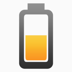 电池放电半任务栏通知