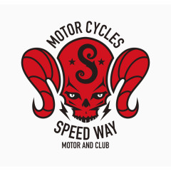 时尚骷髅印花设计矢量素材