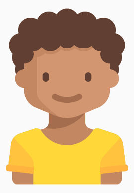 非洲卷发男孩