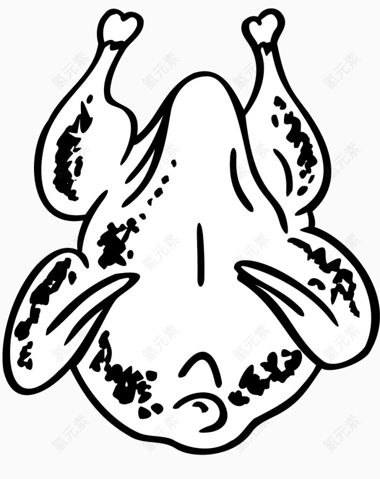 黑白火鸡