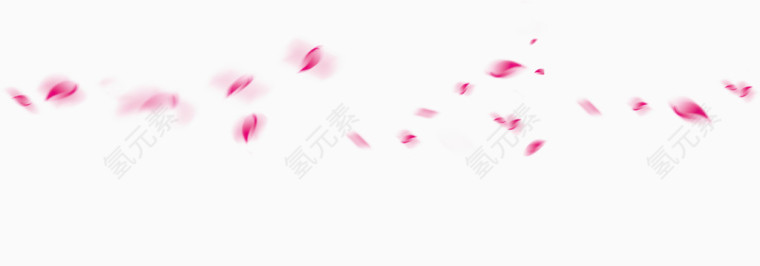 花瓣漂浮