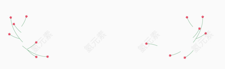 清新简约花纹框边底纹边框