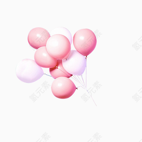 粉色气球
