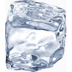 晶莹剔透冰块素材