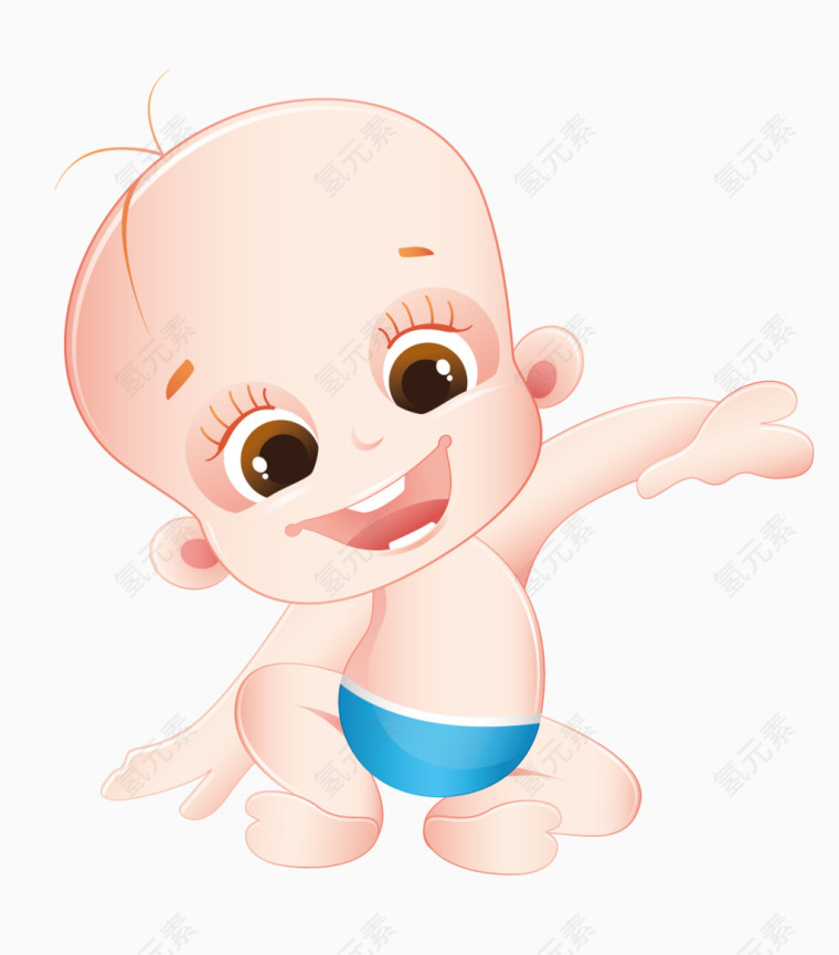 卡通婴儿小宝宝