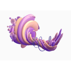 抽象艺术视觉设计图