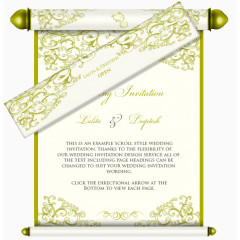 带花纹的录取通知书奖状