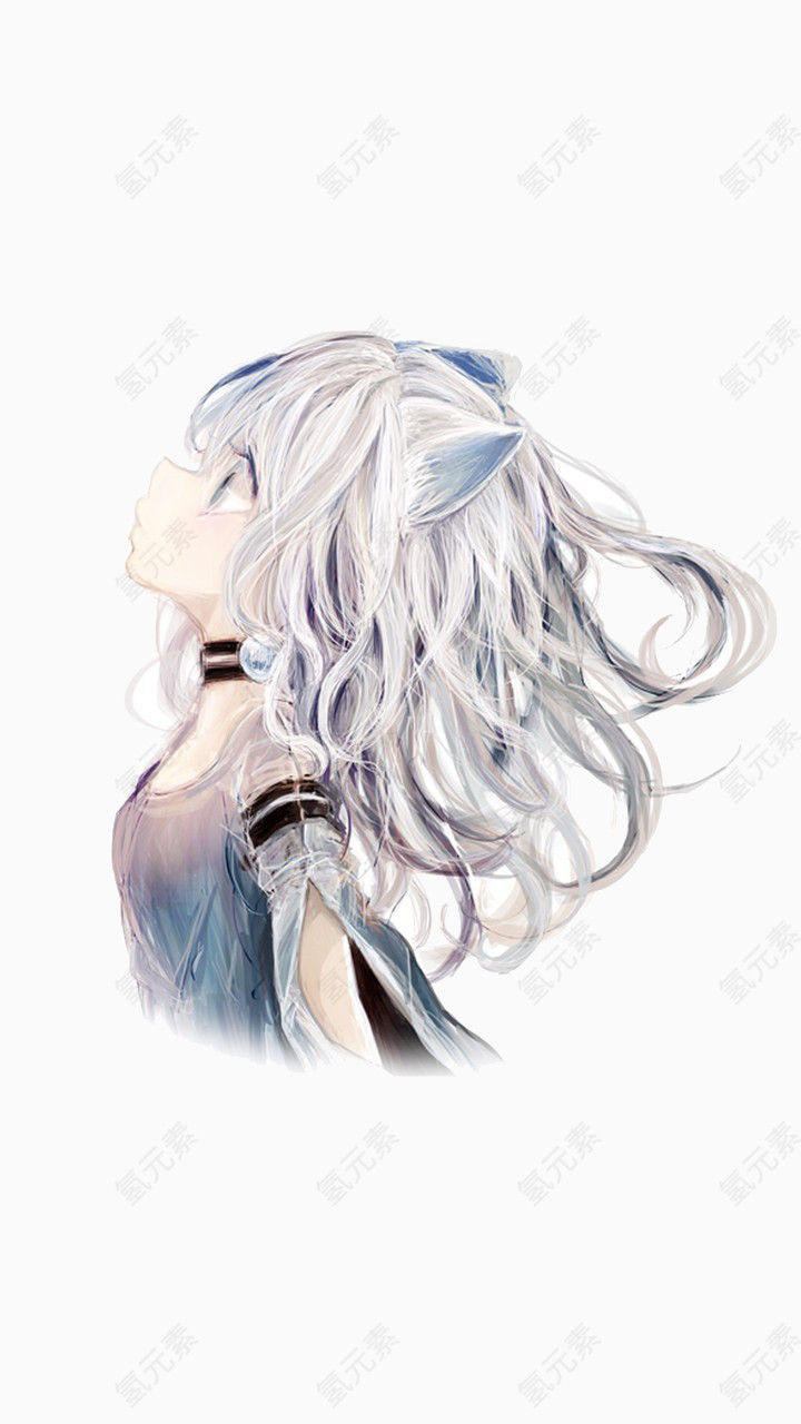银发猫女