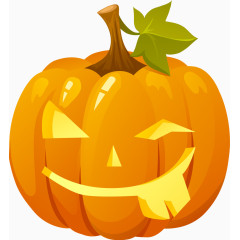 南瓜卡通矢量表情