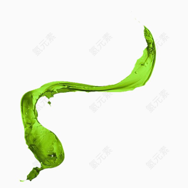 绿色油漆效果