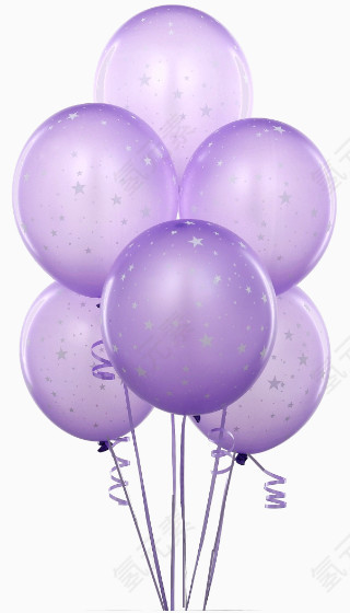 紫色气球