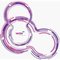 紫色几何抽象名片底纹