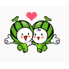 西瓜小人 萌萌哒
