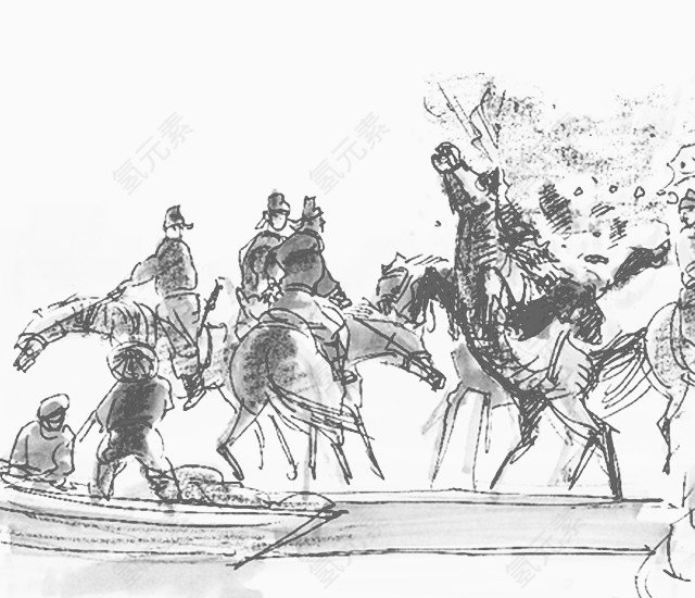 h5素材江湖人士