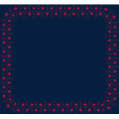 矢量红色星星边框
