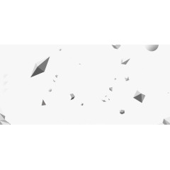 漂浮元素黑色晶体飞溅