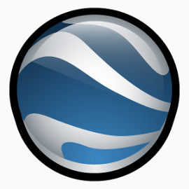 谷歌地球全球行星世界三维卡通图标