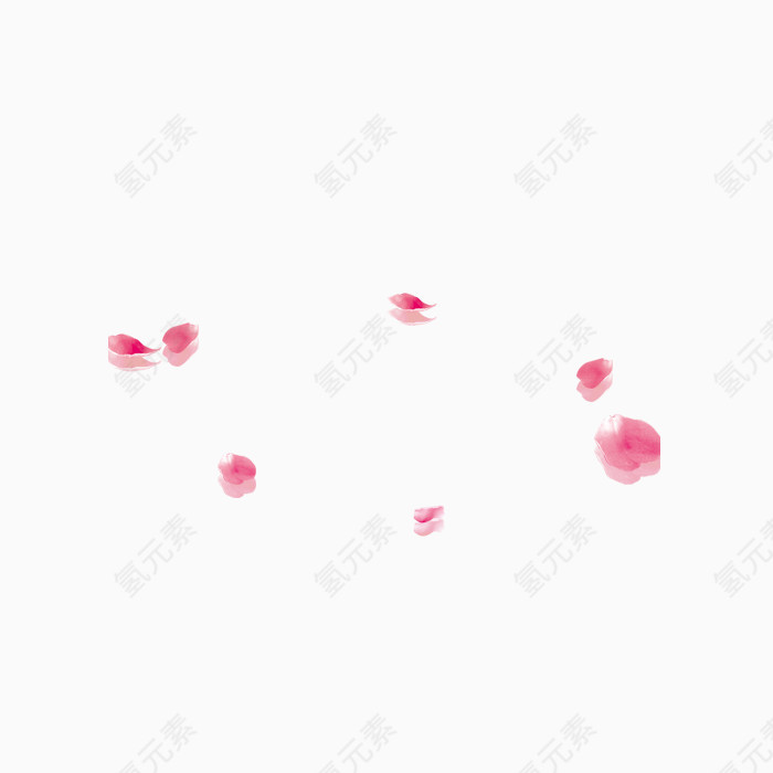 粉色的花瓣