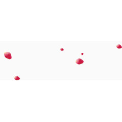 粉红色创意花瓣飘落