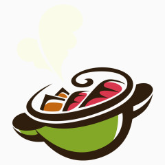 卡通快餐小吃烧烤图标