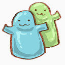 韩国手绘风格可爱图标