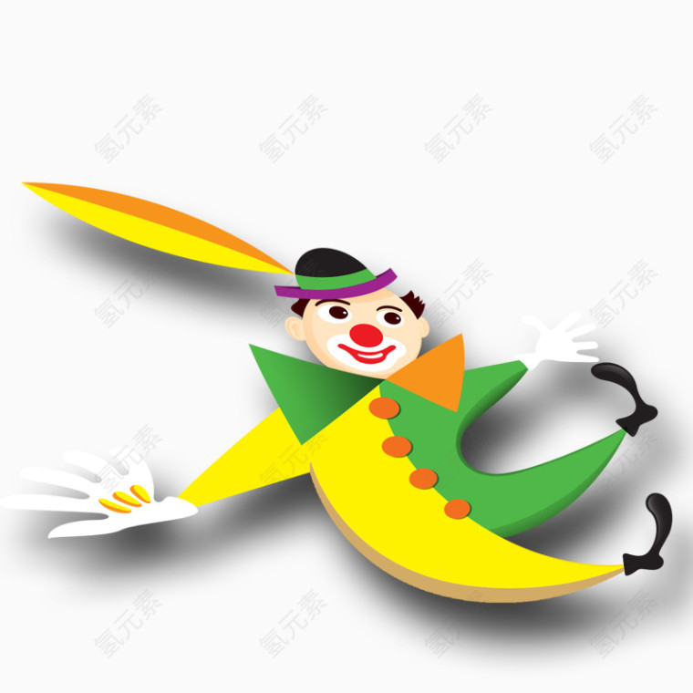 愚人节卡通小丑