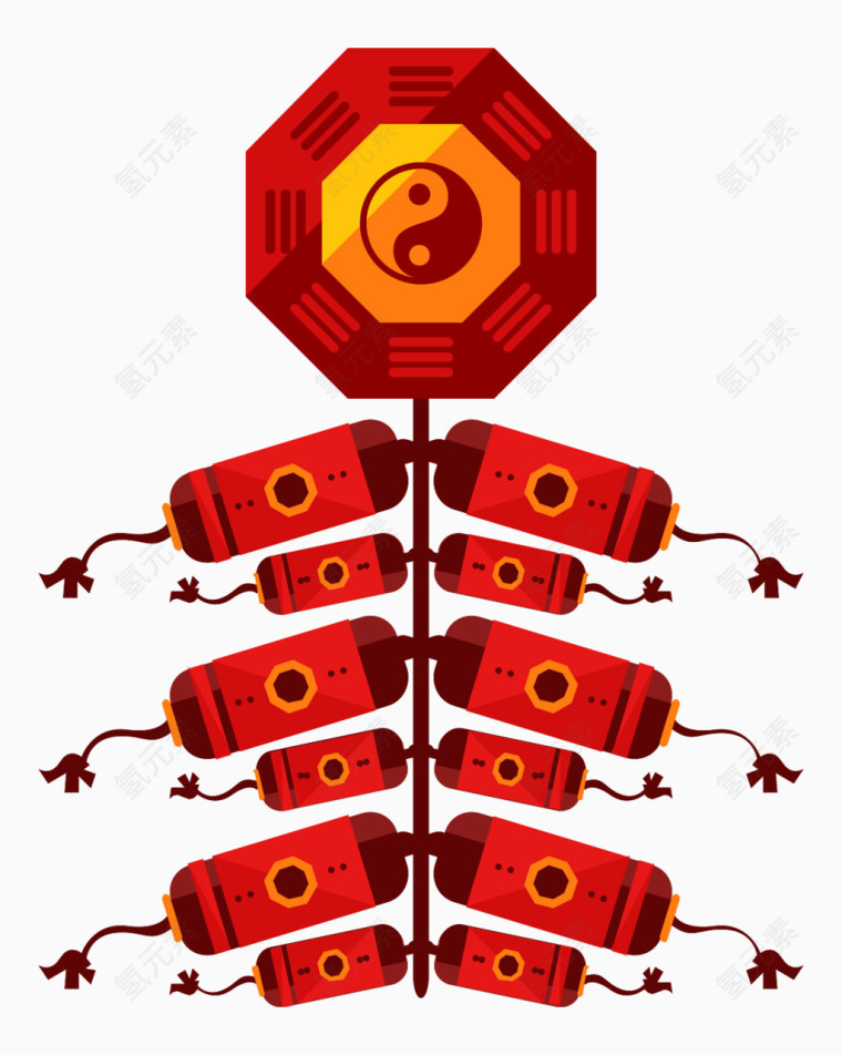 新年鞭炮图标