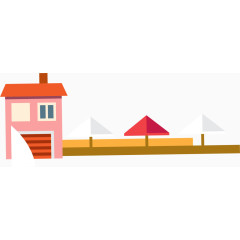 扁平风建筑