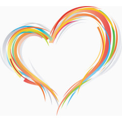 彩色爱心
