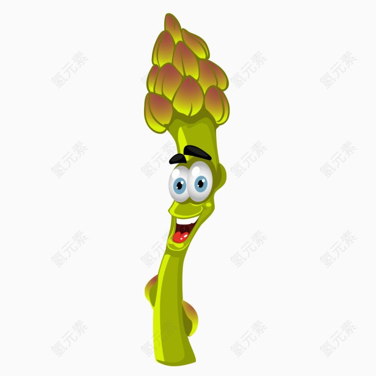 卡通蔬菜表情素材