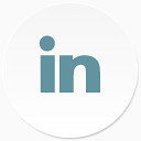 linkedin简单的社交媒体图标
